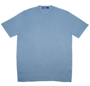 Short Sleeved Polo Shirt - Blue