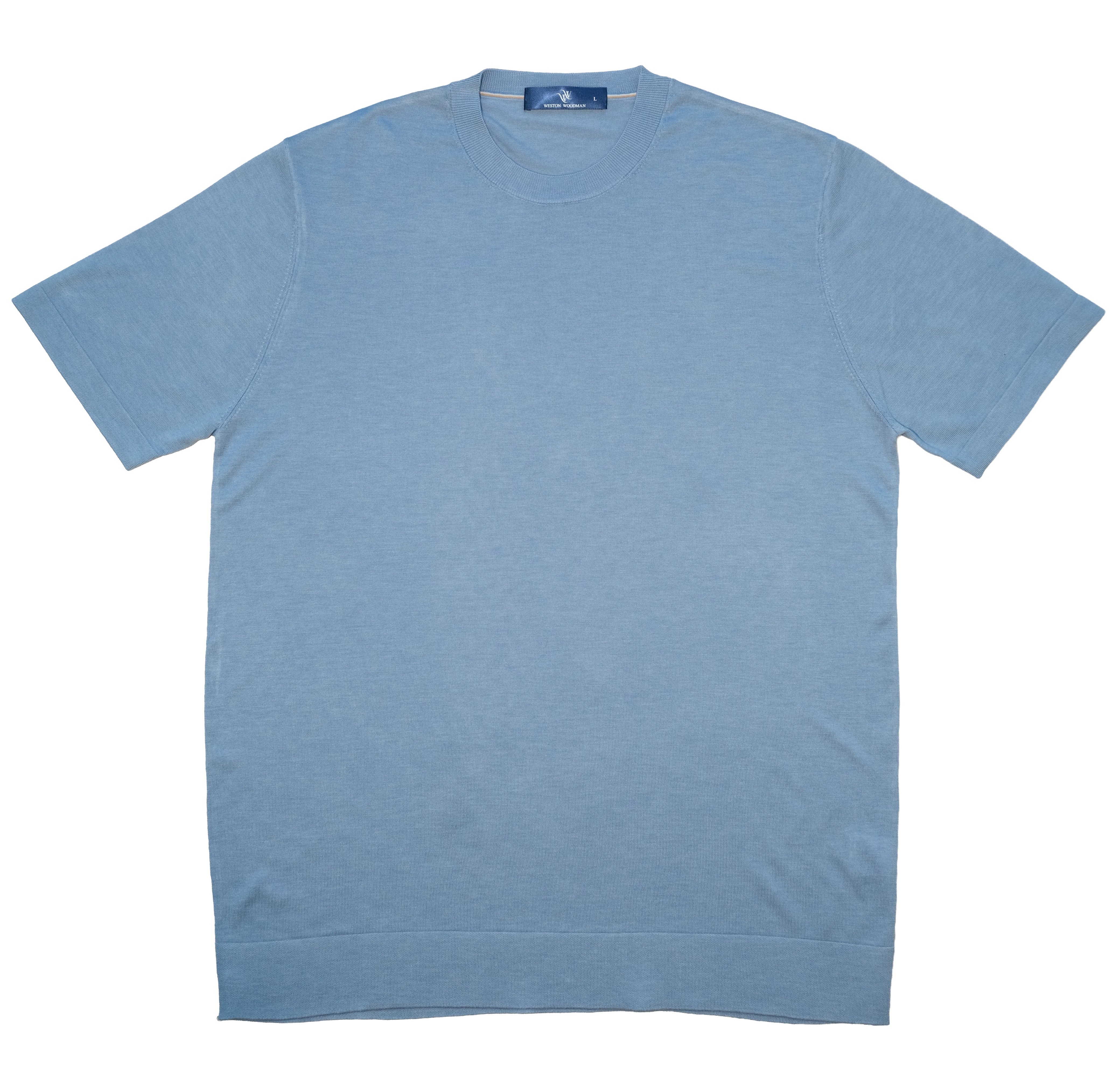 Short Sleeved Polo Shirt - Blue